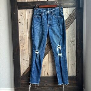 Old Navy High Rise O.G straight secret smooth pockets size 4